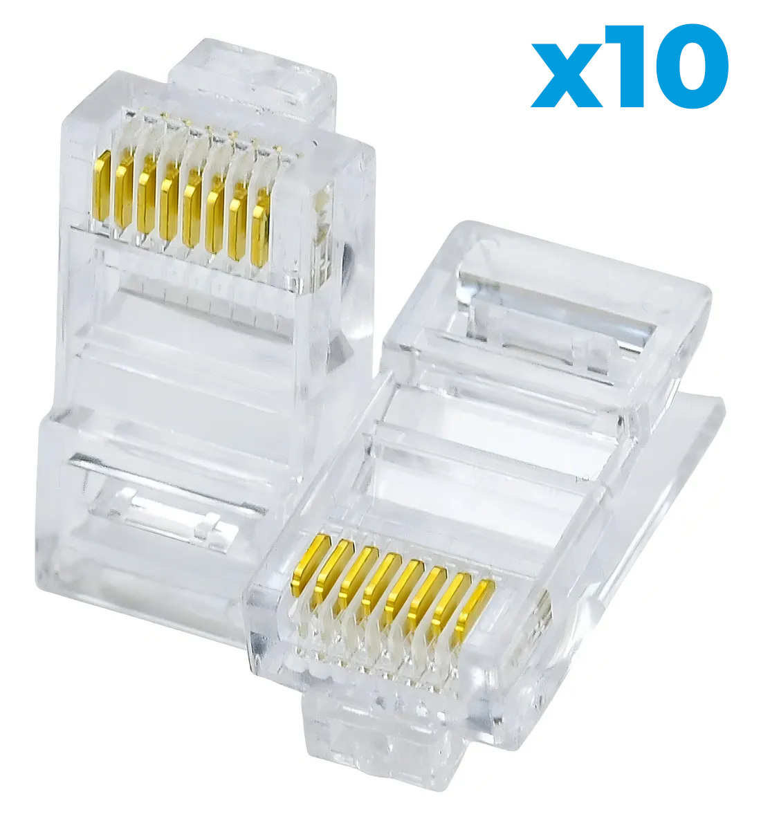CONECTOR RJ45 CAT5 10 UNIDADES PCPLAY